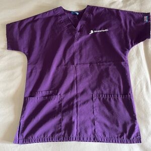 Cherokee Scrub Top Purple